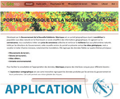 Application Géorisque de Nouvelle-Calédonie